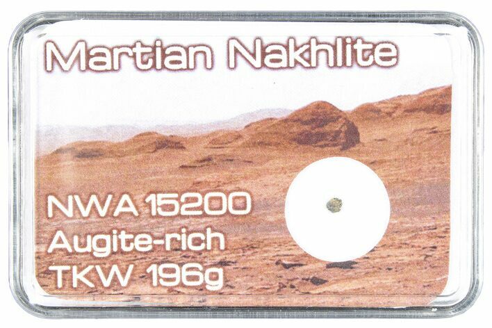 Martian Nakhlite Meteorite Fragment - NWA #288354
